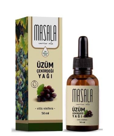 Masala Grape Seed Oil 50 ml. Cold Pressed