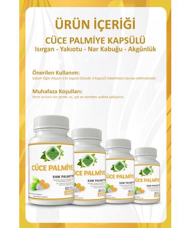 Gokcek Healing Dwarf Palmetto Capsule (SAW PALMETTO CAPSULE) - Buy Online on GoSupps.com