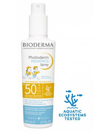 Bioderma Photoderm PEDIATRICS Spray SPF50+ Sunscreen for Children 200ml