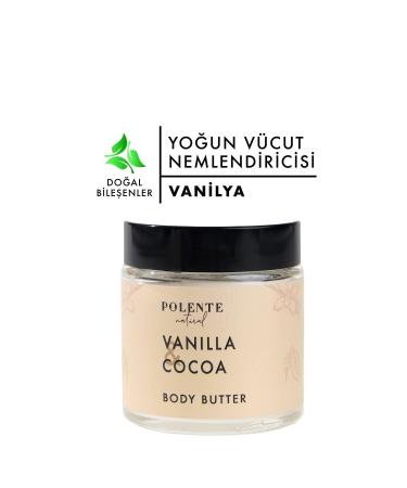 Polente Natural Vanilla & Cocoa Body Butter / Intensive Body Moisturizer (100 ML)