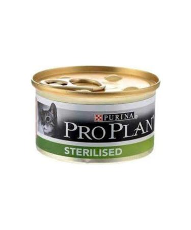 Pro Plan Sterilized Salmon Canned Cat Food 85 gr X 24 Pieces