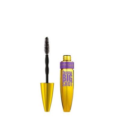 Baby ( CLAY MASK GIFT ) Maybelline New York The Colossal Big Shot Black Mascara ( 1 PIECE )