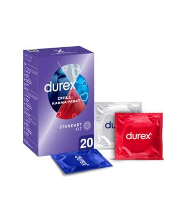 Baby ( CLAY MASK GIFT ) Durex Chill Mixed Pack Condoms 20 ( 1 PIECE )
