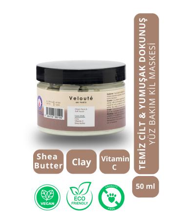 Veloute de Paris Clean Skin & Soft Touch Facial Care Clay Mask 100 ml