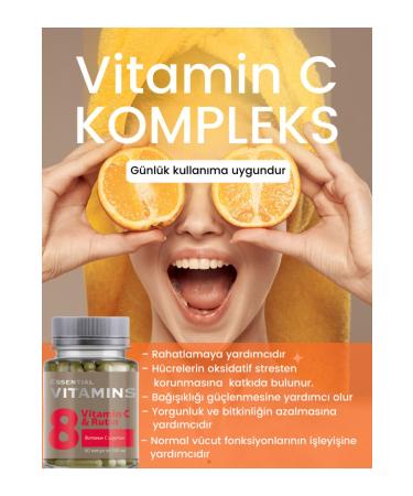 Siberian Wellness Vitamin C And Rutin - Essential Vitamins-powerful Antioxidant Food Supplement