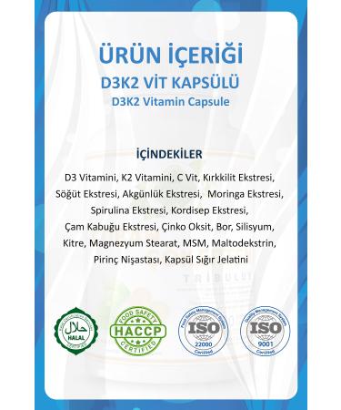 Gokcek Healing D3k2 Vit Capsule (D3K2 VITAMIN CAPSULE) - Buy Online on GoSupps.com