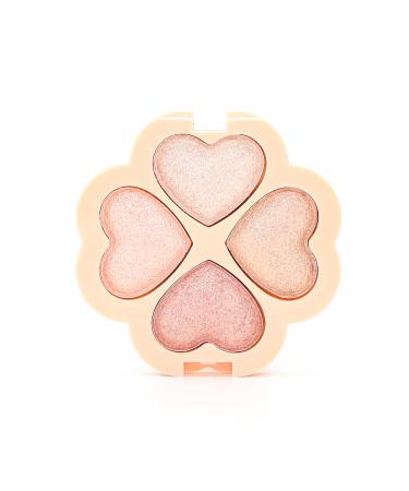 Roesia Rose Cosmetics Rose Bright 4-Pack Baked Highlighter Palette
