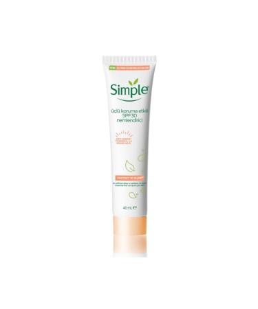Simple Protect 'n' Glow Triple Protection Spf30 Moisturizer Radiant Skin 40 ml