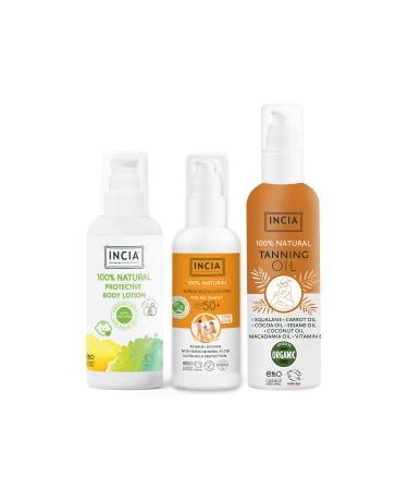 INCIA 0 Natural Summer Sun Care Set - Buy Online on GoSupps.com