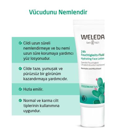 Weleda Cactus 24h Organic Moisturizing Face Lotion 30ml - Buy Online on GoSupps.com