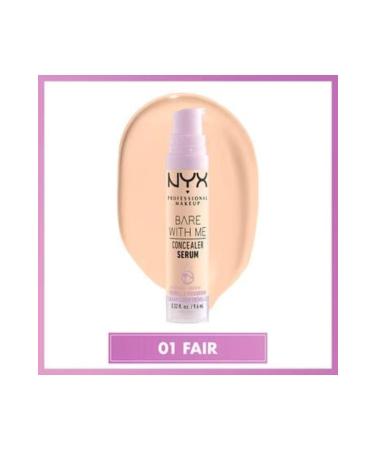 NYX Professional Makeup With Me Concealer Serum 01 Fair - Buy Online on GoSupps.com