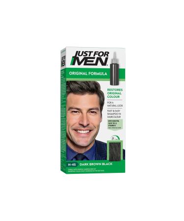 Just For Men Natural Looking Hair Dye Dark Brown Black H-45