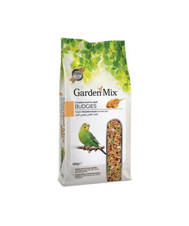 Gardenmix Budgie Care Kit 4-Piece Honey Bird Food 1 Kg - Beak Stone-Honey Bird Cracker-Bird Sand - Buy Online on GoSupps.com