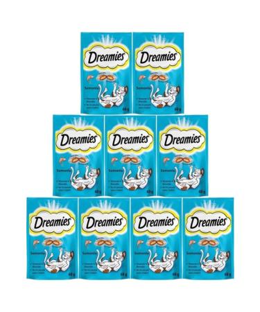 Dreamies Salmon Cat Reward Food 60 gr 9 Pieces