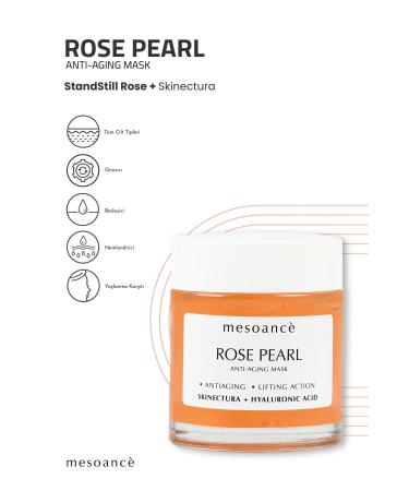 Mesoance Rose Pearl Mask Anti-Aging and Anti-Wrinkle Collagen Hyaluronic Acid Mask - 100 ml - Buy Online on GoSupps.com