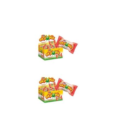 SAADET Ek iy z Tutti Frutti Flavored Gum 350 Gr X 2