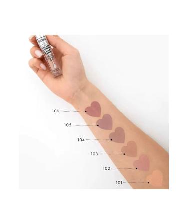 LUXVISAGE COSMETICS TURKEY Liquid Eyeshadow Matt Tint Waterproof Matte Liquid Eyeshadows Nude 101 Cream Beige - Buy Online on GoSupps.com