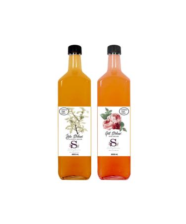 Suheylaana Natural Oleaster Vinegar 1000 ml and Rose Vinegar 1000 ml