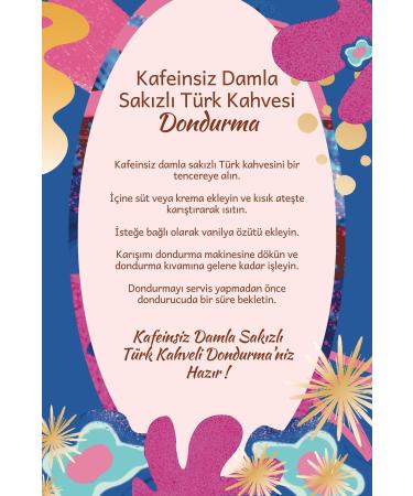 Mim and More Decaf Mastic Turkish Coffee Mastic Flavored Decaffeinated Turkish Coffee 200 Gr - Buy Online on GoSupps.com