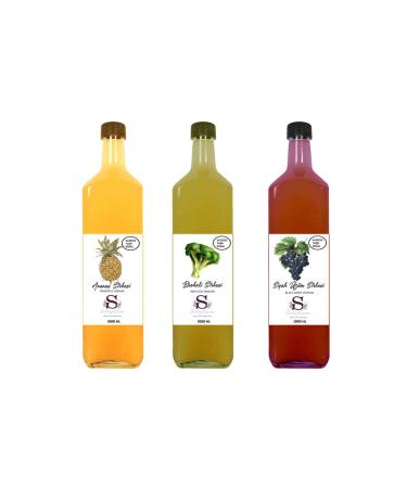S heylaana Natural Pineapple Broccoli and Grape Vinegar 1000 ml