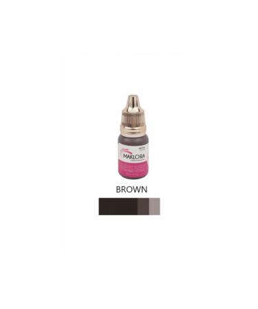 Maklora Permanent Makeup Paint Brown Mkl-04 12 Ml