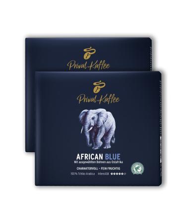 Tchibo Privat Kaffee African Blue Ground Filter Coffee 2x500 G Advantageous Package