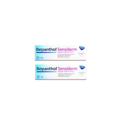 Bepanthol Sensiderm Itch Reliever and Skin Barrier Repair Care Cream 50 gr X 2 Pieces
