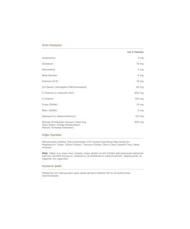 Nutraxin A-oxi Formula 60 Tablets (Herbal Antioxidant Mixture) + 1.3 - 1.6 Beta-glucan Containing Immun-s 60 T. - Buy Online on GoSupps.com