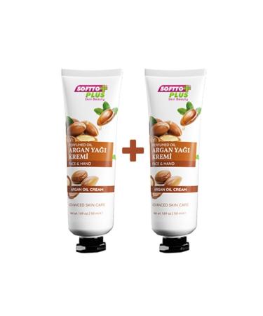 Softto Plus Argan Oil Hand Face Cream 50 50 ml