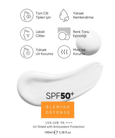 Gaia London Antioxidant Supported 50spf UVA/UVB Blemish Defense Sunscreen for Blemished Skin 120 ml - Buy Online on GoSupps.com