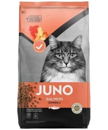 JUNO Fish Salmon Sterilized Cat Food 2 Kg - Buy Online on GoSupps.com