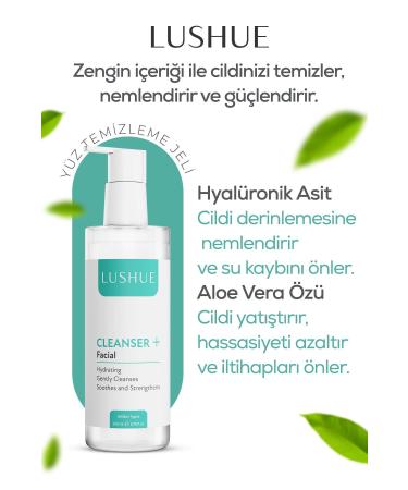 Lushue Anti-Oil and Anti-Acne Facial Cleansing Gel for All Skin Types - Buy Online on GoSupps.com