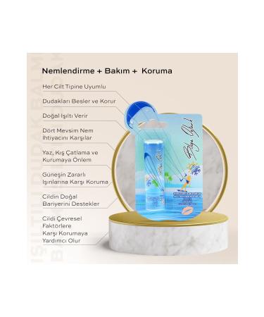 Bilge Ozturk Shiny Transparent Lip Balm SPF 20 5g - Buy Online on GoSupps.com