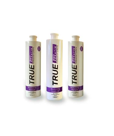 olako lu True Keratin 3-Piece Set 1000 Gr (Keratin - Cream - Shampoo)