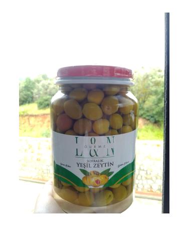 LN GURME Genuine Village Cracked Green Olives 1 kg