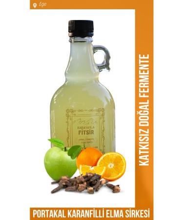 Karayayla Sandaloz Gum Orange Clove Organic Apple Cider Vinegar 1000 Ml-in new packaging - Buy Online on GoSupps.com
