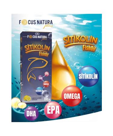 ASBIEN Asbien Focus Natura Plus Citicoline Omega 3 Epa DHA- Fish Oil
