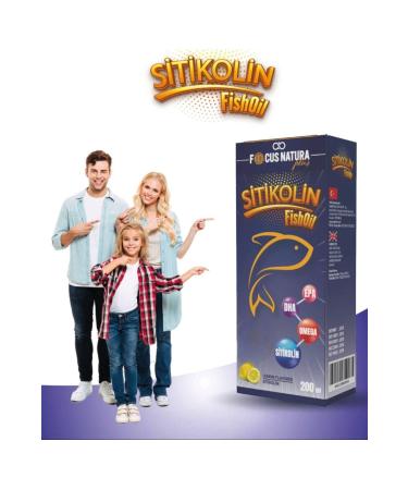 ASBIEN Asbien Focus Natura Plus Citicoline Omega 3 Epa DHA- Fish Oil - Buy Online on GoSupps.com