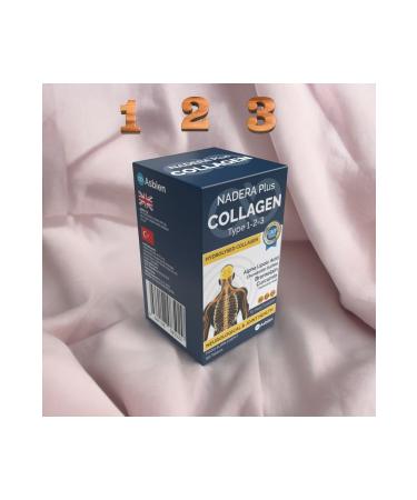 NADERA PLUS Type 1-2-3 Collagen Bromelain Curcumin Alpha Lipoic Acid Hyaluronic Acid Se D3 Asbien - Buy Online on GoSupps.com