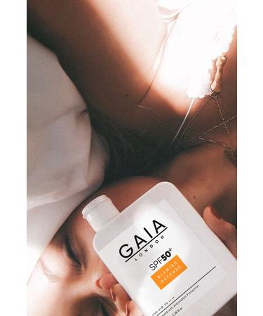 Gaia London Antioxidant Supported 50spf UVA/UVB Blemish Defense Sunscreen for Blemished Skin 120 ml - Buy Online on GoSupps.com