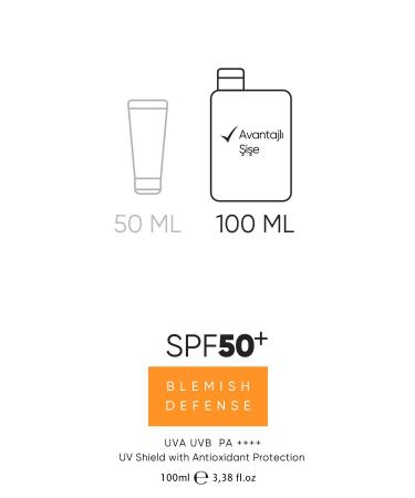 Gaia London Antioxidant Supported 50spf UVA/UVB Blemish Defense Sunscreen for Blemished Skin 120 ml - Buy Online on GoSupps.com