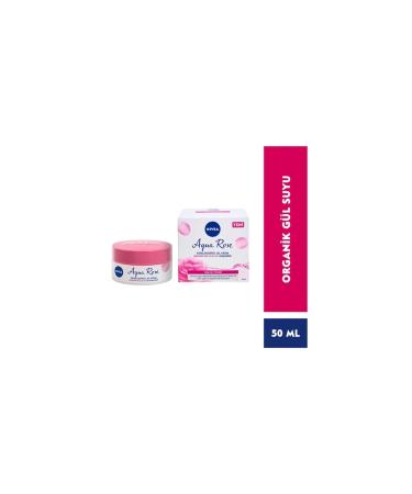 NIVEA Aqua Rose Moisturizing Gel Cream Rosewater 50 Ml