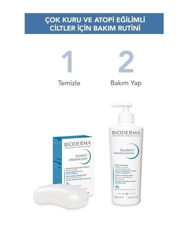 Bioderma ATODERM INTENS VE BAR VERY DRY ATOPY PRONE SKIN PERFECTOR CLEANSER DEMBA4506 - Buy Online on GoSupps.com
