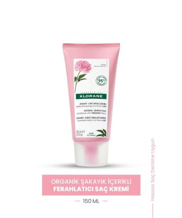 Klorane Organic Peony Refreshing Conditioner 150 Ml