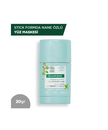 Klorane Stick Form Mint Essence Face Mask 20 gr.