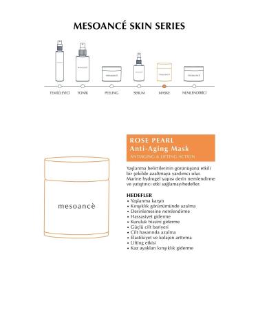 Mesoance Rose Pearl Mask Anti-Aging and Anti-Wrinkle Collagen Hyaluronic Acid Mask - 100 ml - Buy Online on GoSupps.com