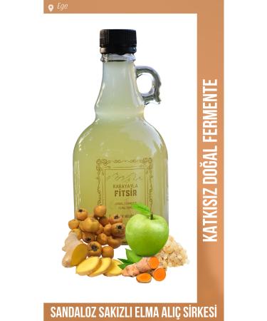 Karayayla Super Mix- Sandaloz Gum Ginger Turmeric Apple + Hawthorn Vinegar 1000 ML