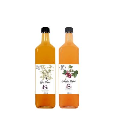 Suheylaana Natural Oleaster Vinegar 1000 ml and Gilaburu Vinegar 1000 ml