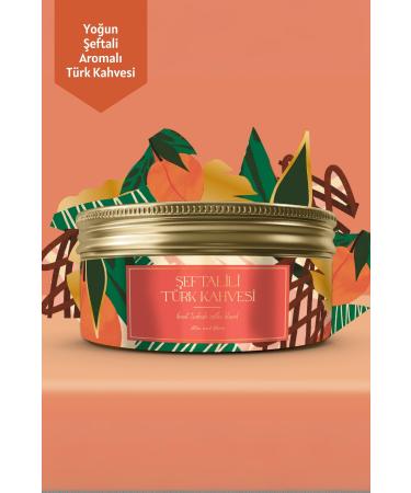 Mim and More Peach Flavored Turkish Coffee Peach Flavored Turkish Coffee 150 Gr