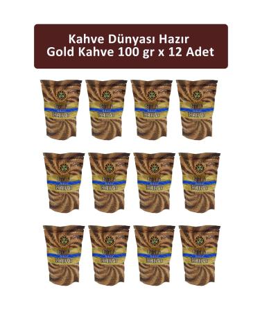 Coffee World Gold Instant Coffee 100 gr x 12 Pieces